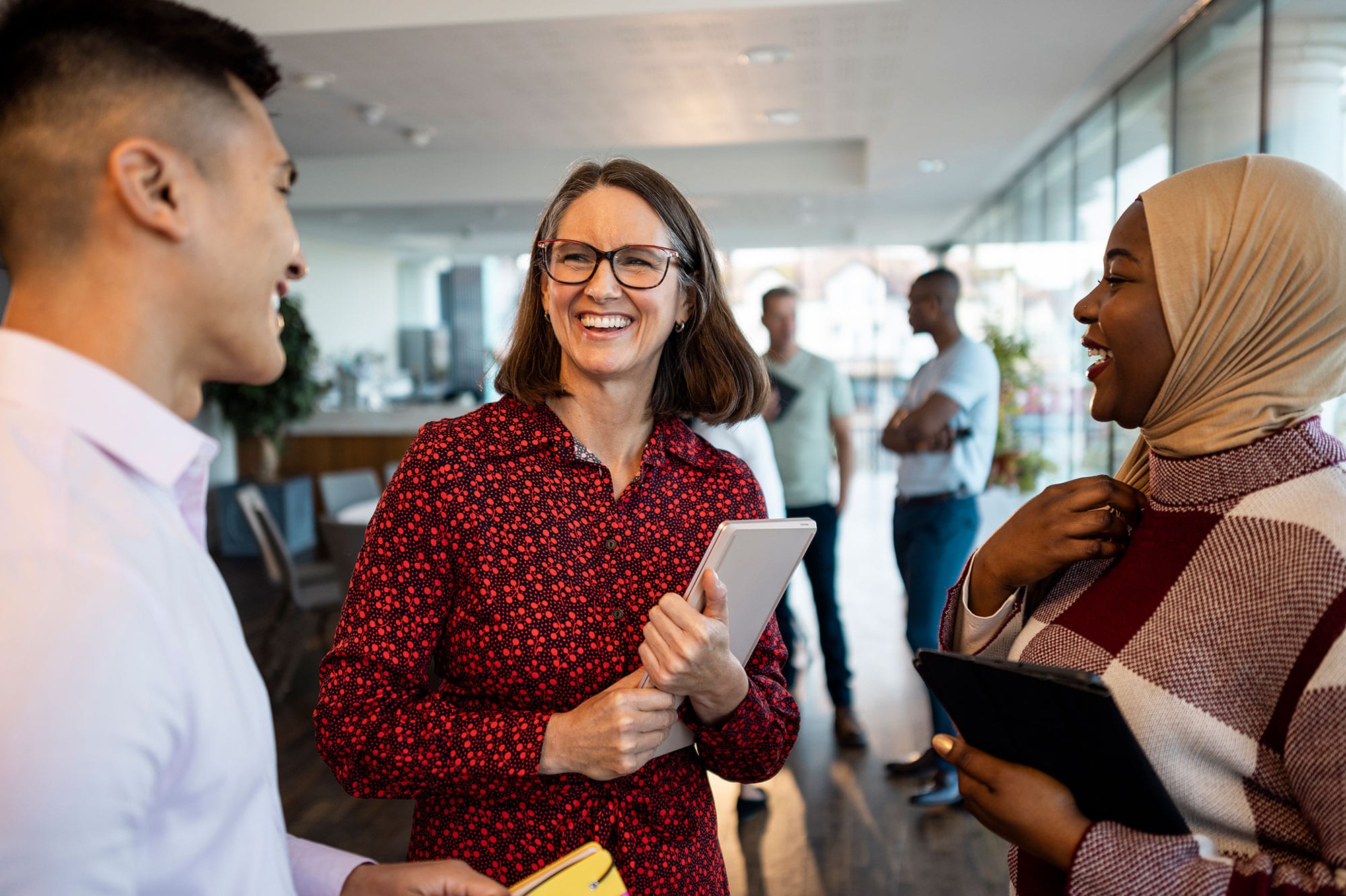 photo of people in a work meeting